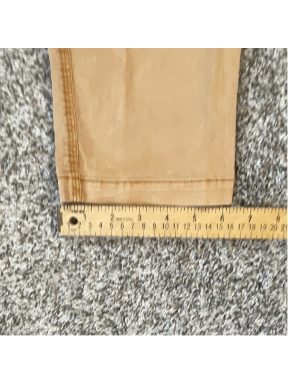 Old Navy Men’s Beige Chino Pants S Regular Cotton Stretch Pockets Flat Front - Picture 9 of 10